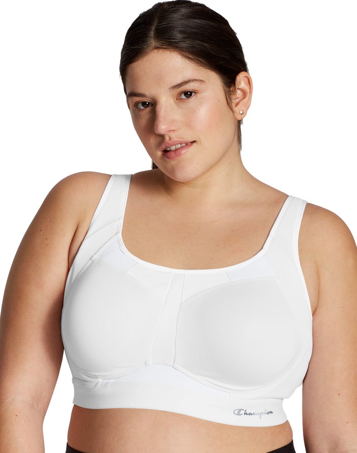 Champion Womens Sports Bra NZ - Plus Motion Control Underwire White ( 8392-MEFLZ )